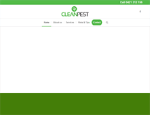 Tablet Screenshot of cleanpest.com.au